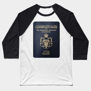 The Hashemite Kingdom pf Jordan Passport Cover Baseball T-Shirt